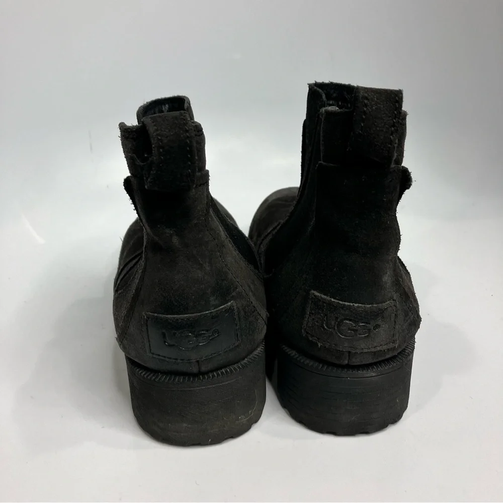 UGG Bonham‎ boots black leather size 8.5
